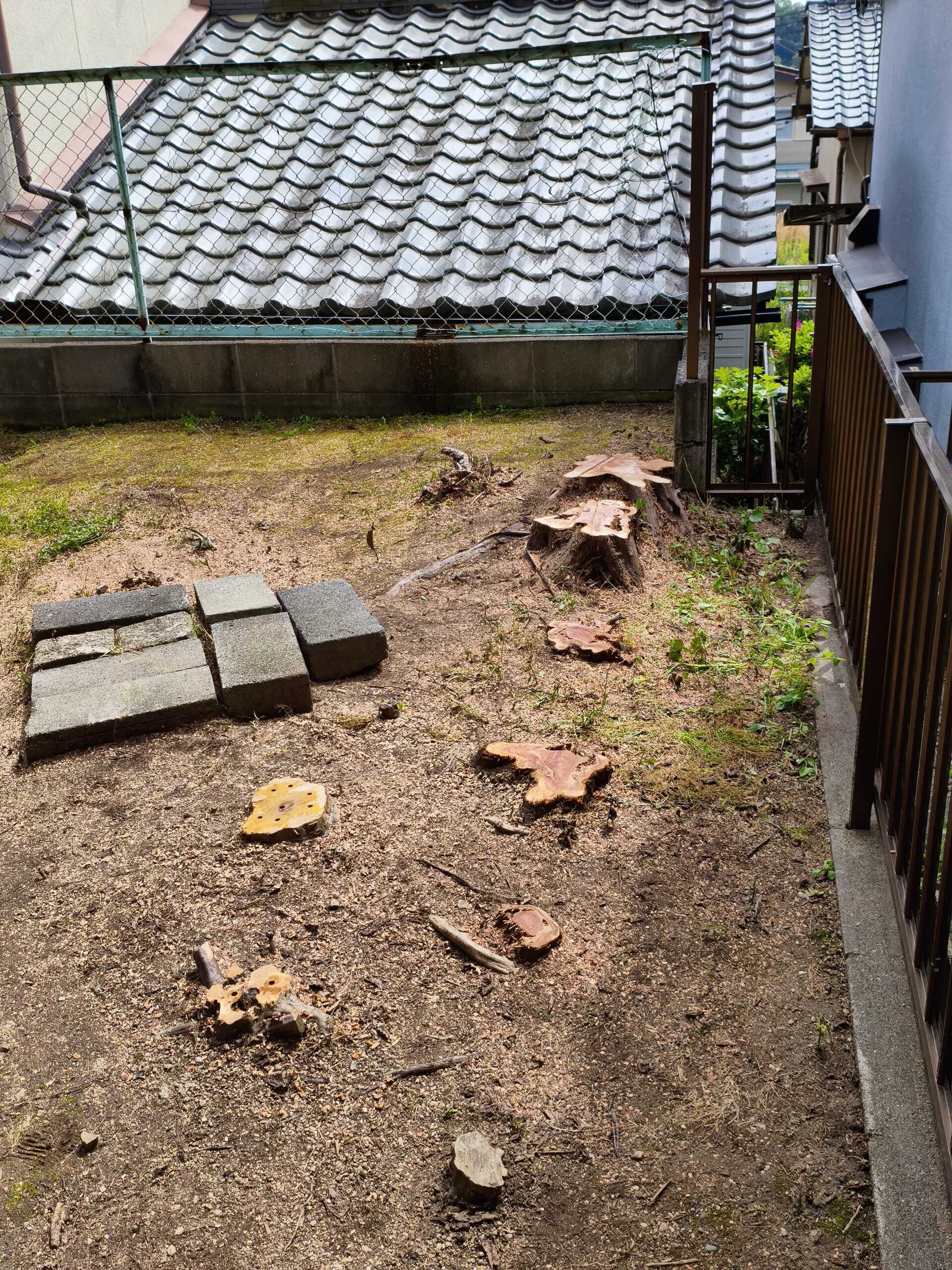 画像5033：姫路市香寺町　S様邸　伐採作業